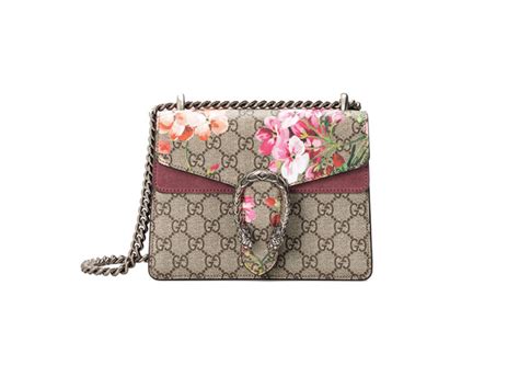 borsa gucci stampo fiori|Gucci borse.